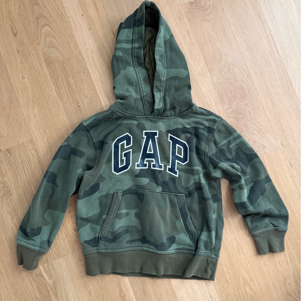 GAP Kids Camouflage Green Sweatpants